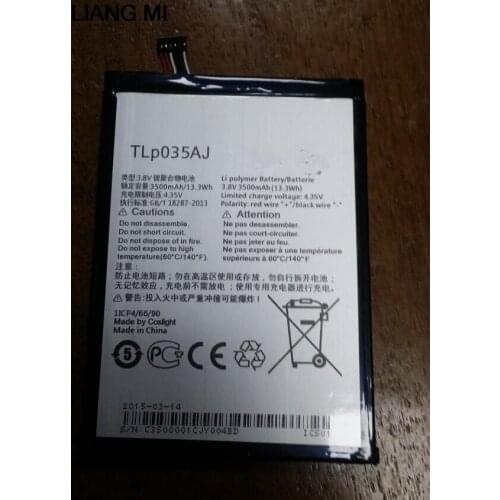 High Quality TLp035AJ 3500mAh Battery for Alcatel One Touch M823 N1 MAX Cell phone with Repair Tools