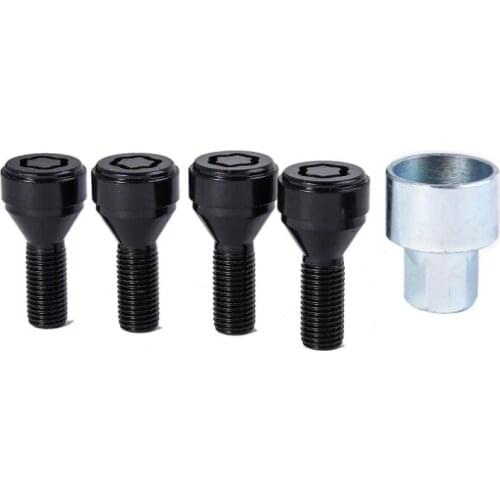 1 set Wheel Locks Bolts For BMW E46 E39 E60 Z4 Z3 E38 36136792849 2001-2011