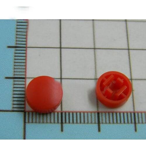 200pcs A25 10mm red tactile button cap for 12*12*7.3mm light touch switch button cap
