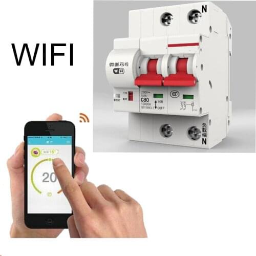 2P 4P Remote Control Timing Switch Delay Set Function Automatic Lock Intelligent Recloser Wifi Circuit Breaker