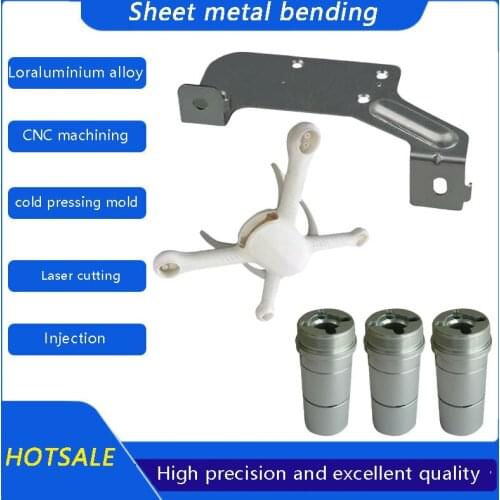 Aluminum alloy plate machining CNC lathe laser shearing plate oxidation CNC custom DIY bending milling machine wire cutting