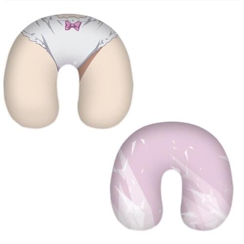 Anime Yuuki Asuna U Shaped Neck Pillow Toys Doll Stuffed Toy Soft Pillow Cushion Plush #6187 Gift