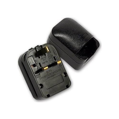 Free Shipping 2ps 3A 2Pin EU to 3Pin UK Adapter Plug ST-6, AC Power Adapter,Travel Power Connector Socket or Plug