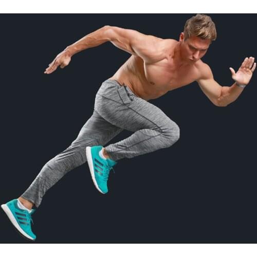 Mens sports pants Bodyboulding trousers workout Pants loose fitness trouser mans gym motion pants for Running sports pants male