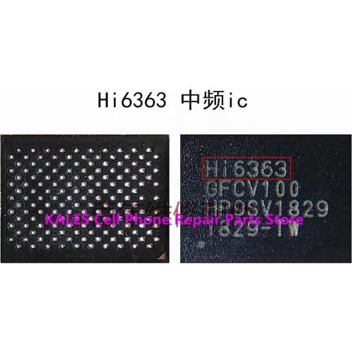 5pcs HI6363 For Huawe MT10 Pro Intermediate Frequency IC IF Chip hi6363 gfcv100