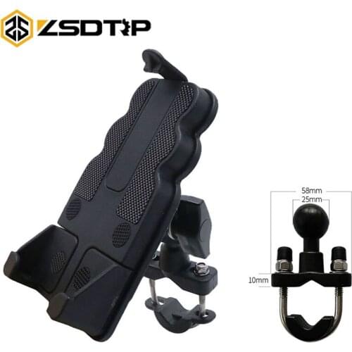 ZSDTRP Bicycle Mobile Phone Holder Universal Bike Motorcycle Handlebar Clip Stand for Smartphone Holder Mount Bracket