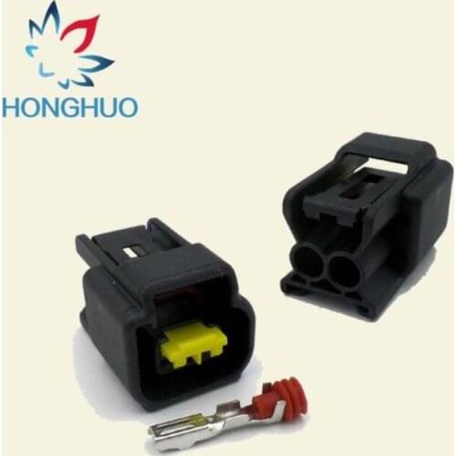Furukawa FW-C-2F-B 2 Pin Ignition Coil Automotive Connector Wire Harness Female Waterproof Plug For Ford Focus