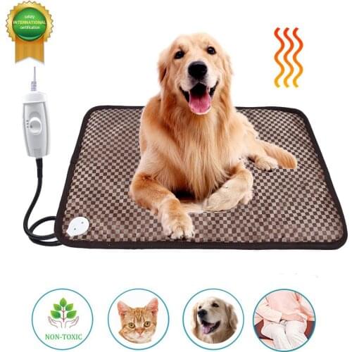Pet Heating Pad Electric Heating Pad For Dog Cat Human Indoor Warming Mat Waterproof Adjustable Heating