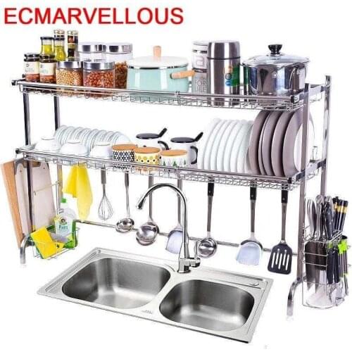 Keuken Cosinha Escurridor De Platos Kuchnia Dish Drainer Stainless Steel Cozinha Cocina Organizador Cuisine Mutfak Kitchen Rack