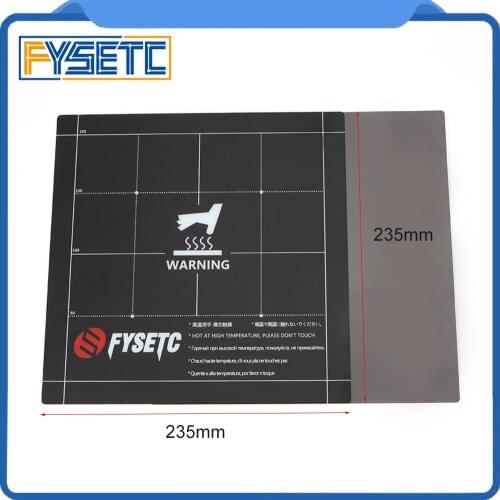 Fles Magnetic 235x235mm Heatbed Build Surface Plate Sheet 2 in 1 with 3M Adhesive Backing For ENDER-3 /3s Tevo Flash