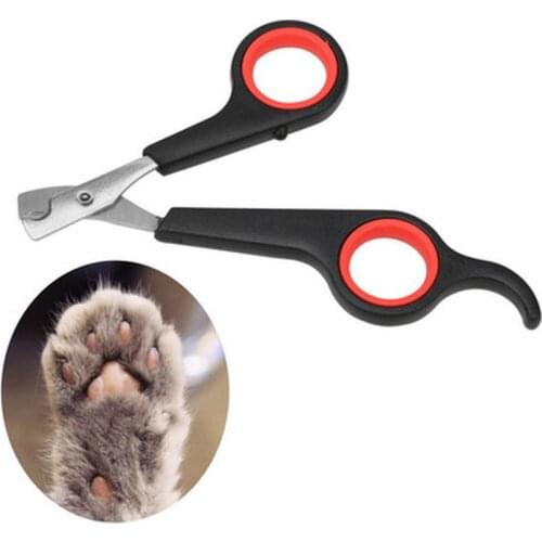 Small pet Nail Clippers Portable Puppy Nail Clipper Trimmer Cutter Stainless Steel Dog Cat Claw Nail Scissor Pet Toe Care