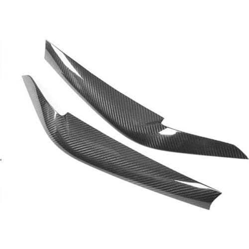 Carbon Fiber Headlight Eyelids Eyebrows for BMW 5 Series G30 2017-2021 520i 530i 530e 540i M550i