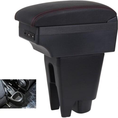For Peugeot 107 Armrest For Citroen C1/Toyota Aygo BJ armrest box central Store box products interior Storage car-styling