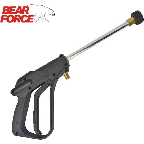 190bar 2750psi High Pressure Water Cleaning Water Spray Gun Pistol G1/4" Inlet M22 Female Outlet for High Pressure Washers