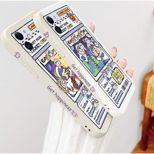 Cartoon Universe Girl Shell Phone Case For iPhone 12 Pro Max 11 X XS XR XSMAX SE2020 8 8Plus 7 7Plus 6 6S Plus Silicone Cover