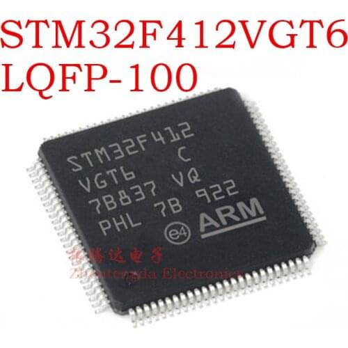 STM32F412VGT6 STM32 STM32F STM32F412 STM32F412VG LQFP-100 IC MCU