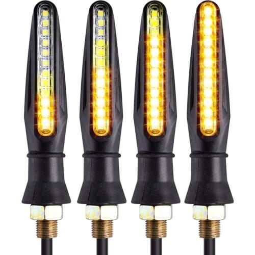 LED Motorcycle Turn Signal Lights Flashing Signal Lamp Accessories For YAMAHA YZF R1 XJR1300 FJR 1300 XTZ700 TENERE XJR1300