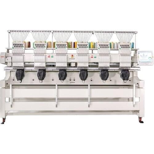 Lewanjoy Embroidery Machine Six Heads 9/12 Needles Good Price Computerized Embroidery Machine