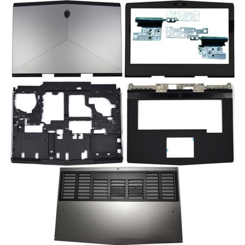NEW LCD Back Cover/Front Bezel/Hinges/Palmrest/Bottom Case Cover For Dell Alienware 15 R3 0KWP7D 0892VY 0VN6FK 0F9V34 071YM7
