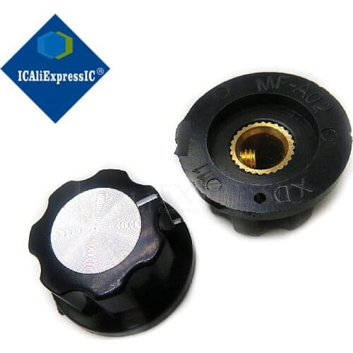 10pcs Hat MF-A02 potentiometer knob WH118/WX050 bakelite knob copper core inner hole 6mm In Stock