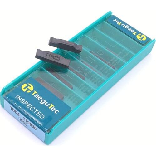 100% Original Sale 10PCS TDC4 TT9030 Cutting Lathe CNC Tools Turning Tools Grooving Carbide Inserts Lathe Cutter