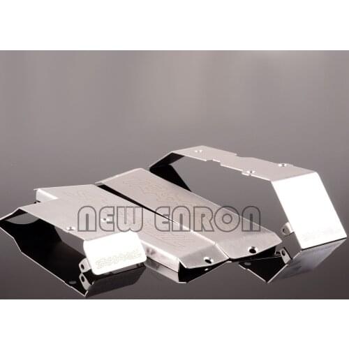 1:10 4Pcs/Set Stainless Steel Chassis Armor Protection Skid Plate For RC Car Part 1/10 Traxxas E-Revo 2.0 VXL Brushless 86086-4