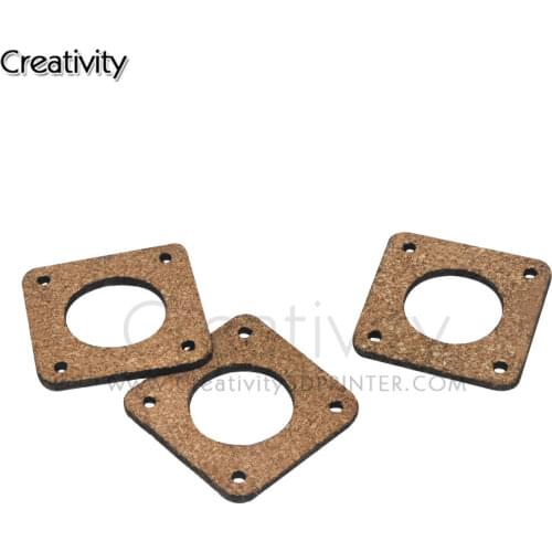 5PCS Nema 17 Stepper Damper Nema17 Stepper Motor Damper Cork Gasket Reprap Isolator 42 Motor Absorber For 3D Printer Motor