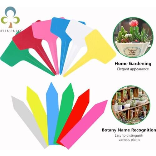 50Pcs/lot Gardening Potted Plant Label Gardening Labeling Label Green Plant Record Card Inserting Seedling Accessories LXX