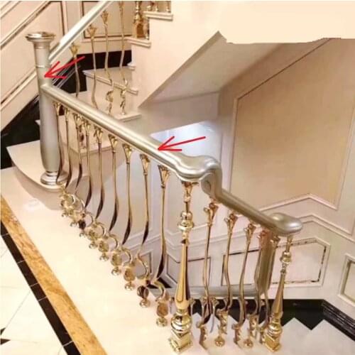 Freeshipping Height AL Balustrade Baluster Pole Armrest Fence Rod Handrail Railing Post Pole Baluster for Stair or Door