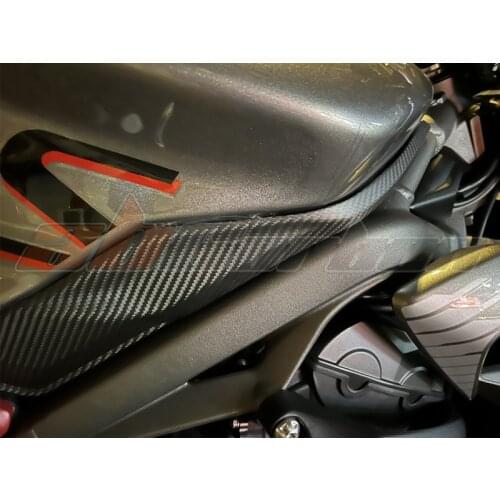Tank Side Seat Cover Panel Fairing Cowl For Triumph Street Triple 765 2020-2021 Carbon Fiber