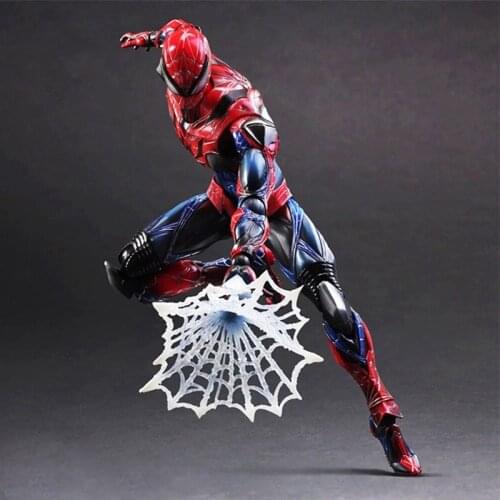 Play Arts Spiderman Action Figure Marvel Super Hero Toys