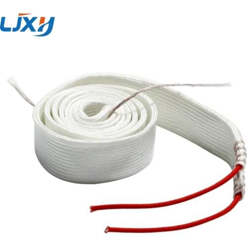 LJXH 220V RDB Type Fiberglass Electric Heating Belt Tropical Hairline Glass Fiber Heating Line 220V 1m/2m/3m/4m/5m