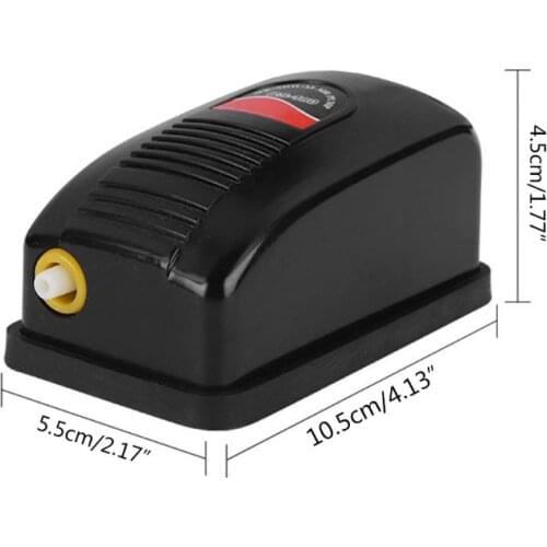 Energy Efficient Aquarium Oxygen Fish Air Pump Mini Ultra Silent Aerator EU Plug