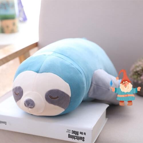 65-100CM Soft Simulation New Cute Stuffed Sloth Toy Plush Sloths Soft Toy Animals Plushie Doll Pillow for Kids Birthday Gift