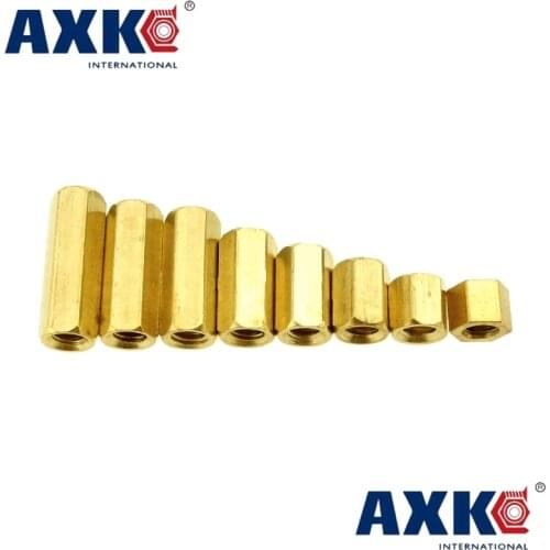 M4 Hex Screw M4 Female Hexagonal Brass PCB Standoffs Spacers Screw M4*(20-80mm)