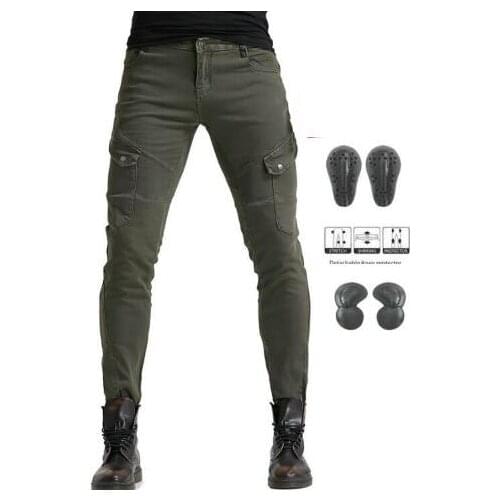 Motorcycle Pants Motorcycle Equipment Motocross Biker Jeans Trousers Racing Riding Pantalon Moto Pants Cargo Pants Men