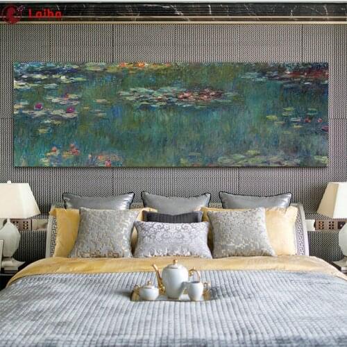 Full square round diamond painting Abstract art, water lily diamond embroidery 5D rhinestone mosaic diamond inlaid pattern