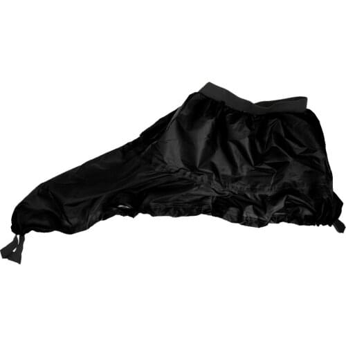 Portable Waterproof Nylon Full Kayak Boat Canoe Spray Skirt Deck Sprayskirt Cover Black