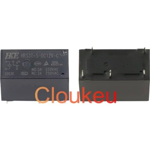 Relay HRS3T-S-DC5V 12V 24V-C 5A 5pin HF33F SJE-S