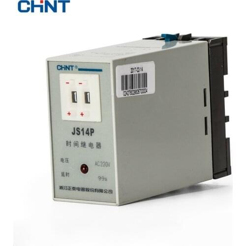 CHINT Time Relay Numeralization Time Delay JS14P Two Position Adjust 99s 220V