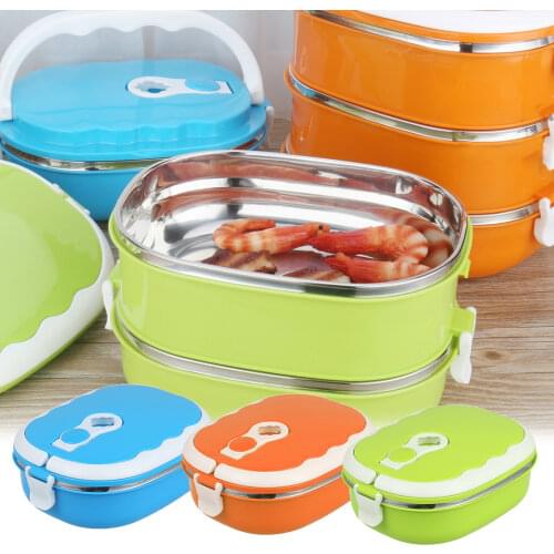 900ml School Thermal Lunch Box For Kids Bento Box Food Storage Insulated Food Container Kitchen Tools