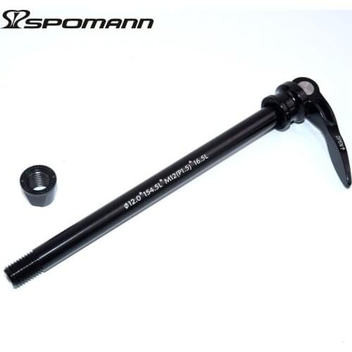 SPOMANN 12*142mm mtb wheelset front rear thru axle Aluminum Alloy mountain bike skewers quick release bicycle accessories