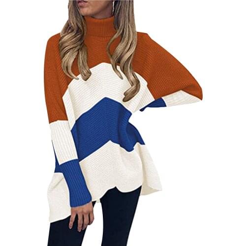 Withered Winter Sweaters Women England Office Lady Fashion Vintage Twisted flower Loose Turtleneck Sweaters Women Pullovers Tops