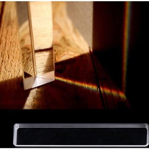 Triangular color prism optical right angle k9 material students experimental equipment