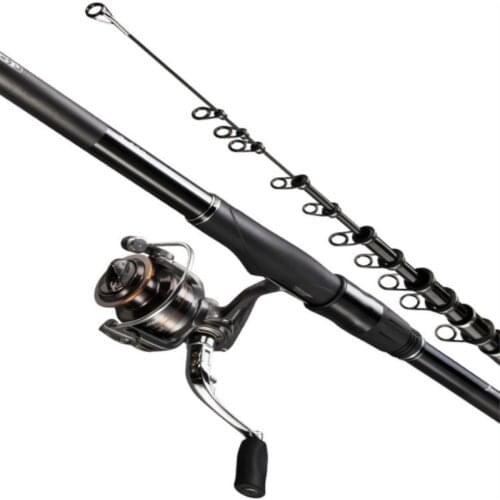 High Carbon Fiber Rock Fishing Rod Ultra-light Super-hard Telescopic Fishing Canne Pole Distance Throwing Fishing Olta Set Pesca