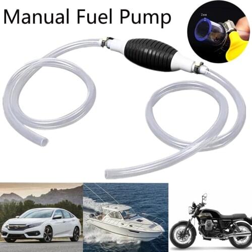 Universal Hand Pump Portable Manual Car Fuel Transfer Pump for Gas Gasoline Petrol Diesel Oil Liquid Water Fish Tank