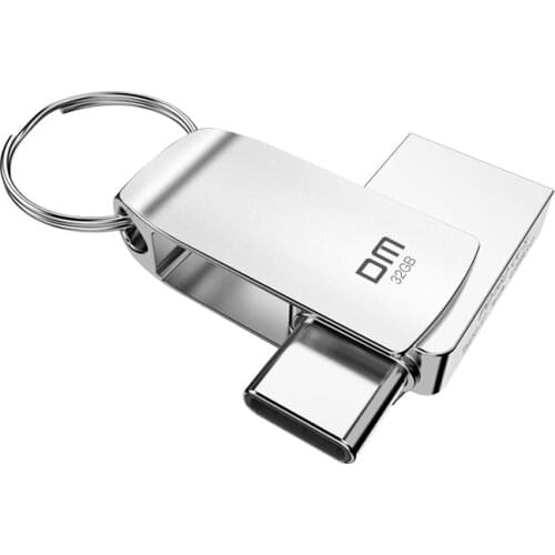 DM USB C flash drive 64GB Type C USB Flash Drive PD162 32GB OTG usb stick High Speed cle USB 3.0 Pen Drive
