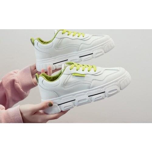 Womens heels Breathable shoes flock fashion spring and autumn casual shoes flock Soft and comfortable lace-up woman shoes