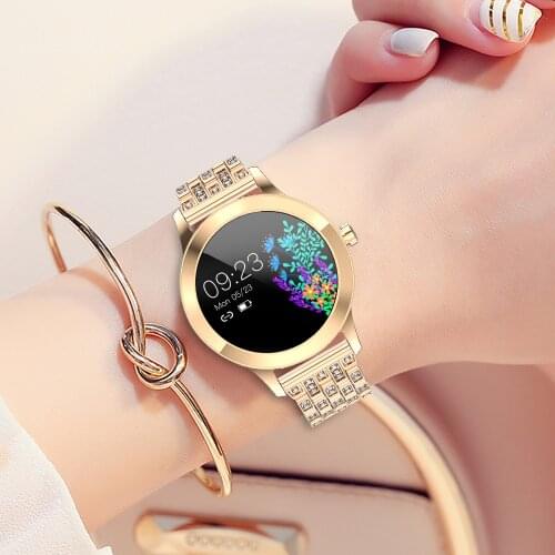 LEMFO Women Smartwatch Heart Rate Blood Pressure Monitor Ladies Smart Watch Fitness Tracker 2021 New Watch for Android IOS