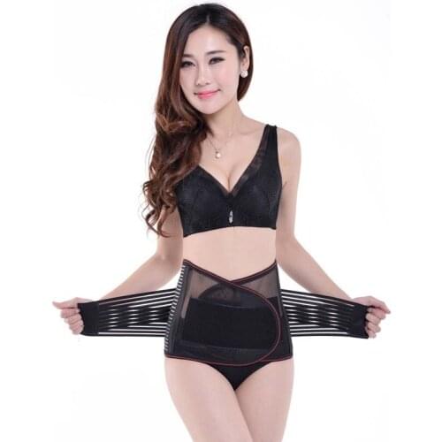 Womens Abdomen Belt Adjustable Belt Waist Tights Corset Waist Training Sports Fitness Belt Fat Burning Slim Belt Waist Support